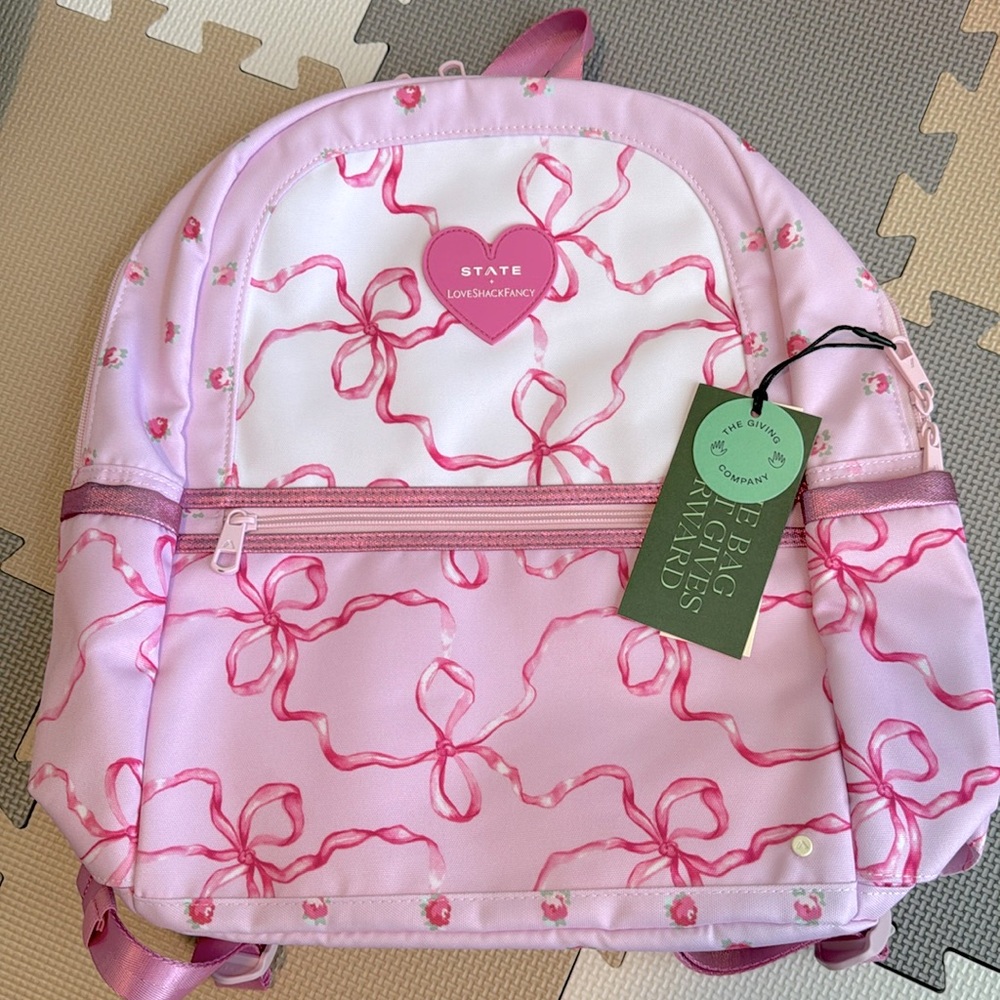 STATE x LoveShackFancy Kane Double Pocket Backpack